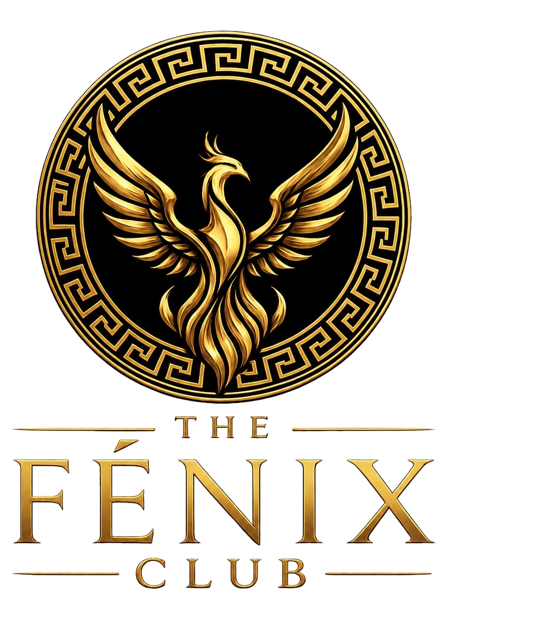 The Fénix Club — logo oficial del fénix dorado