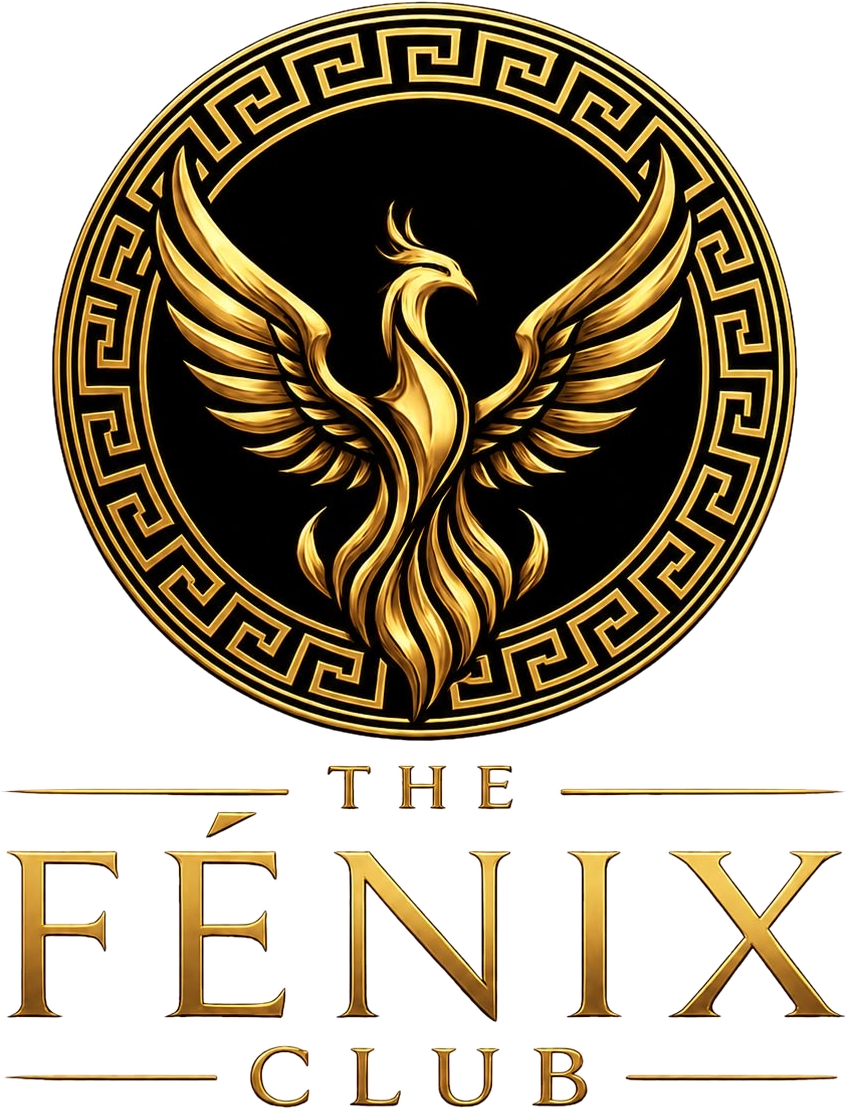 The Fénix Club — logo oficial del fénix dorado